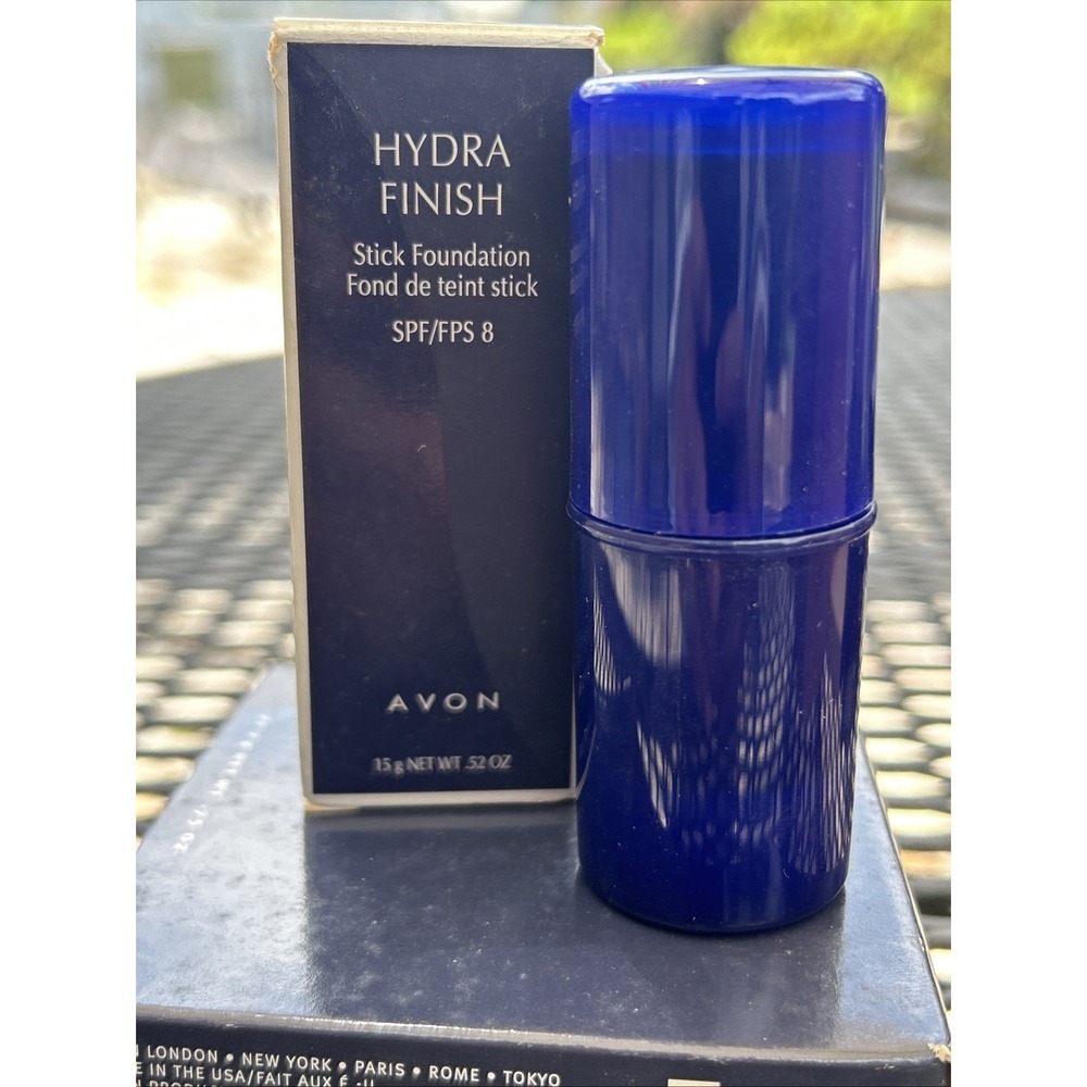 Avon Hydra Finish Stick Foundation SPF 8 .52Oz Warmest Beige W2 NIB‎ NOS